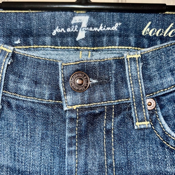7 For All Mankind Bootcut Jeans 24 - Picture 4 of 6